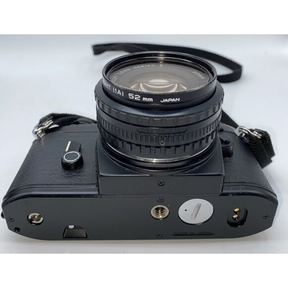 NIKON EM 35mm SLR Film Camera Series E 50mm 1:1.8 Lens Case Strap Untested - Picture 5 of 16